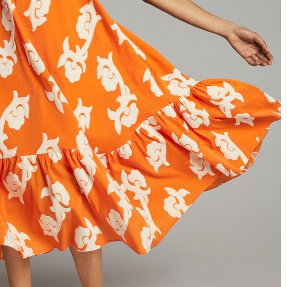 Anthropologie phoebe flounced maxi dress - Picture 3 of 8